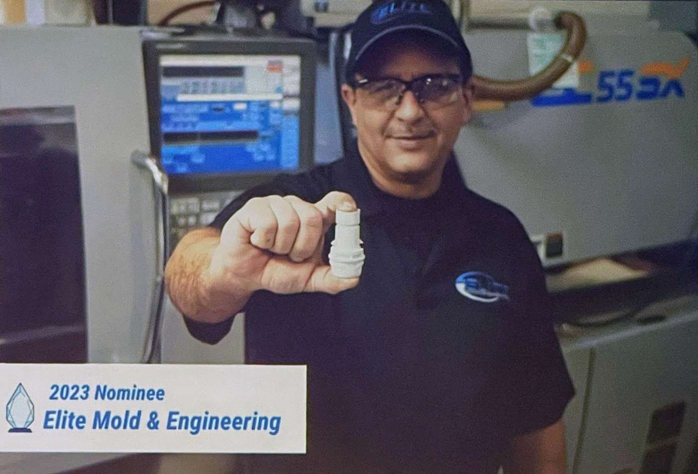 u72idTv1 Elite was nominated for a local award as an injection molding company.